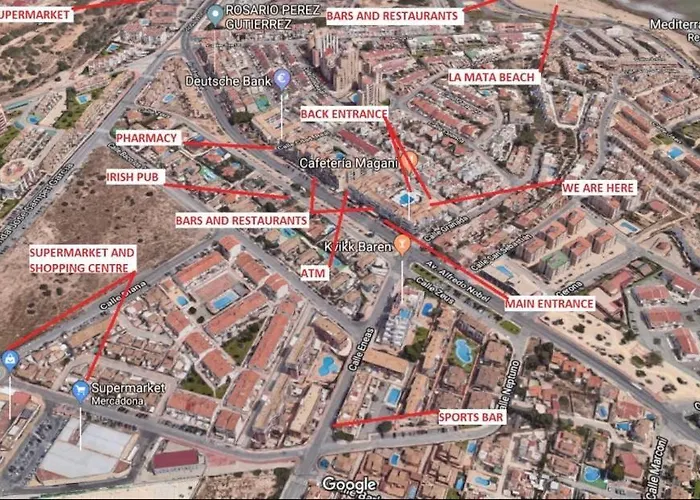 With Pool & Balcony Less Than 10min Walk To La Mata Beach! Appartement